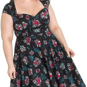 Hell Bunny Poseidon retro dress (US 12/UK 14)